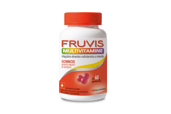 Fruvis Multivitamine Gommose – 9 Vitamine + 2 Minerali