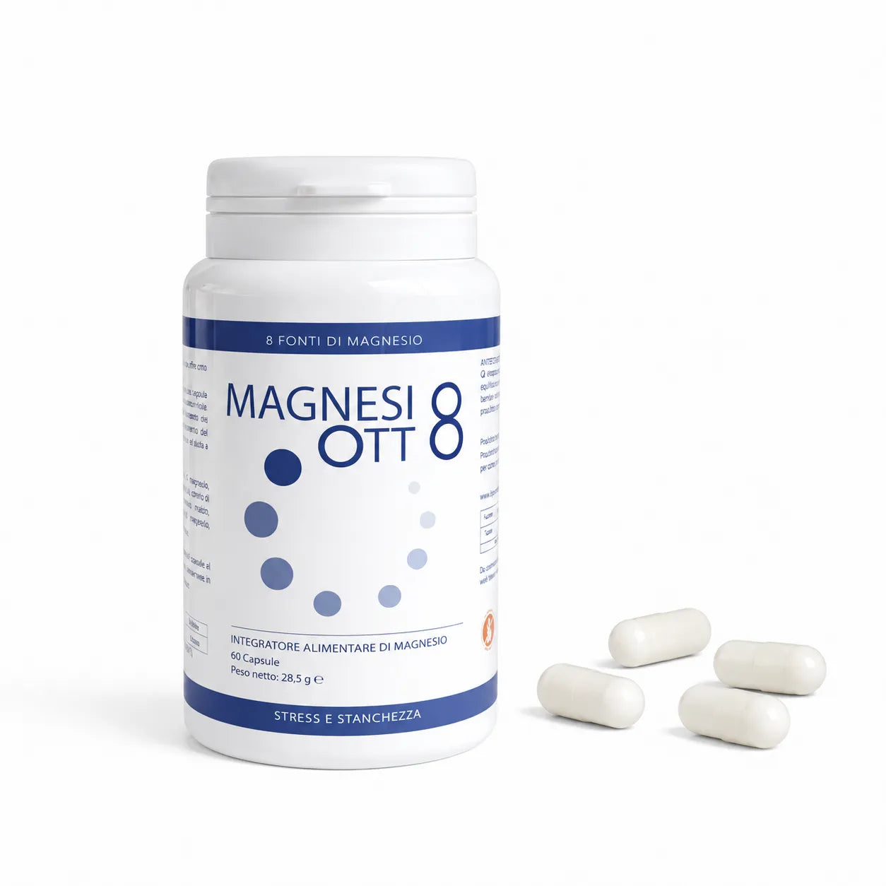 Magnesio Otto - Azione Completa con 8 Fonti di Magnesio